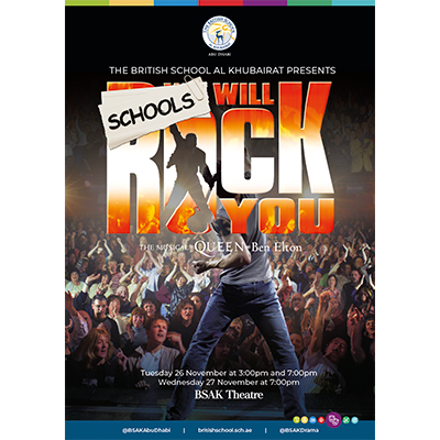 We Will Rock You Newsletter at BSAK