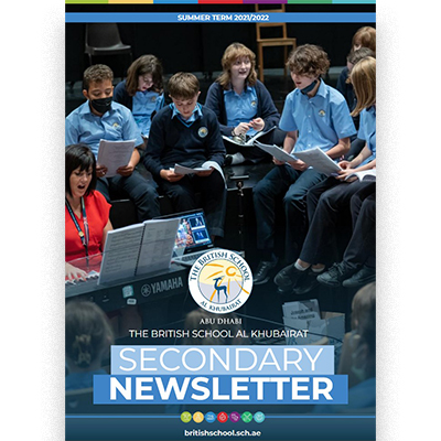 BSAK Secondary Newsletter Cover